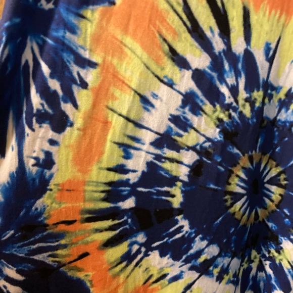 NWT Rebdolls Vibes Tie Dye Mermaid Maxi Dress with Razorback & Back Cutout - Picture 4 of 14